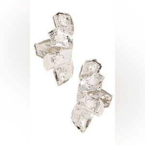 8 Other Reasons X Treasure Silver Crystal Statement Earrings